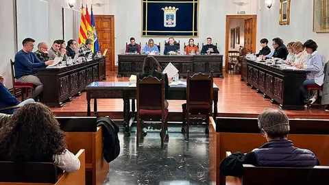 pleno ayuntamiento tarazona febrero 2025. Foto: Ayuntamiento de Tarazona