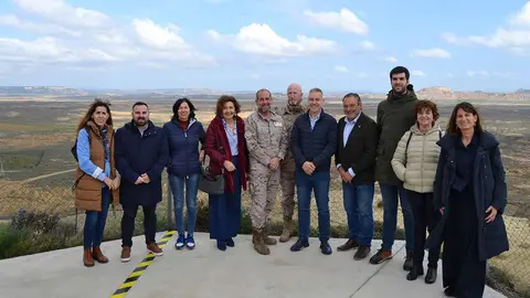 visita parlamentaria polígono de tiro de bardenas