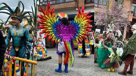 Participantes en el Gran Desfile del Carnaval de Villafranca 2025