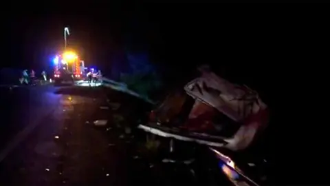 accidente camión furgoneta villafranca