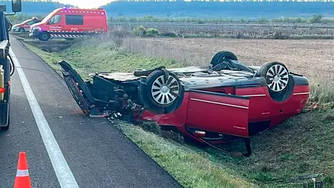 colisión vehículos corella