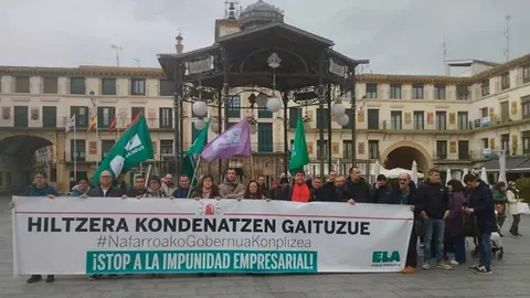 concentración accidente laboral mortal tudela