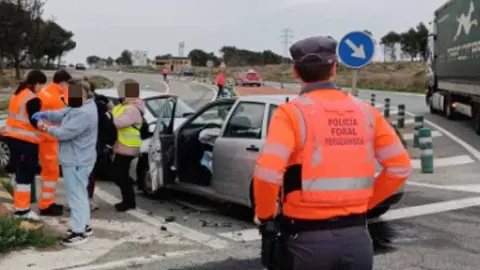 accidente valtierra los abetos policía foral