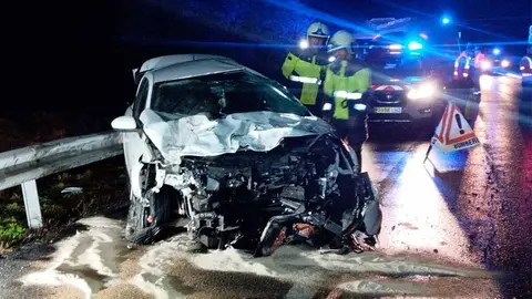 accidente salida de vía castejón