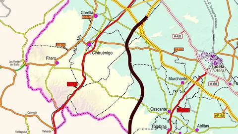 zona de intervención autovía de navarra