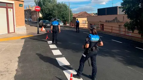 control vehículos policía local tudela