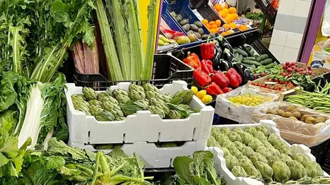 Productos frescos de la huerta de la Ribera de Navarra