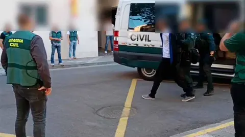 llegada a Tudela del presunto autor de los asesinatos de tres personas en Navarra y Lleida