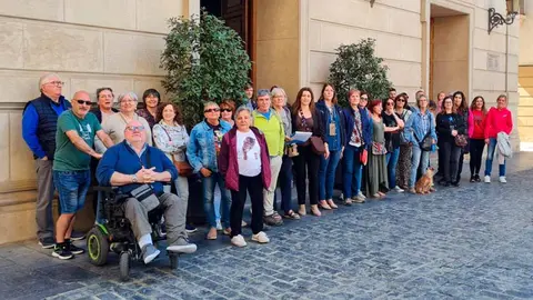 Concentración en la plaza Vieja para protestar contra la subvención pública de corridas de toros en Tudela