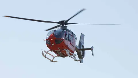 helicóptero del Gobierno de Navarra que utiliza el Grupo de Rescate Técnico del Servicio de Bomberos