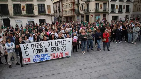 concentracion tudela trabajadores ocio sport