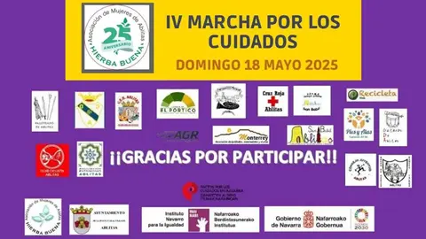 Marcha por los cuidados en Ablitas 2025