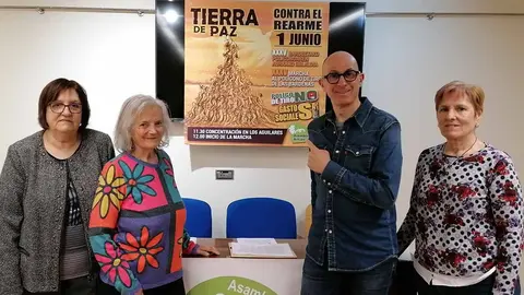 marcha contra el polígono de tiro de bardenas