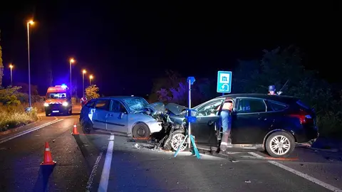 colisión múltiple cascante