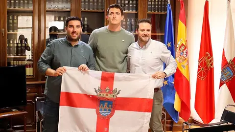 ángel bozal recibimiento ayuntamiento de tudela