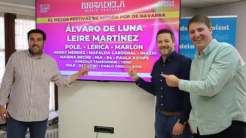 presentación festival música brisadela tudela