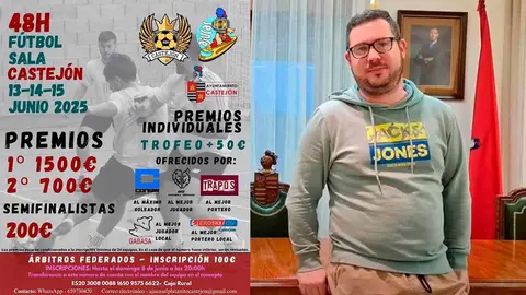 javier pérez concejal de deportes castejón