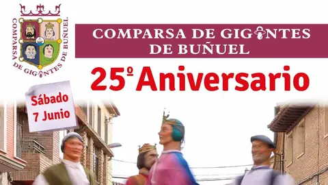 25 Aniversario Comparsa de Gigantes de Buñuel