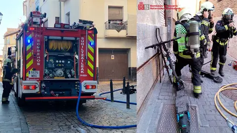 incendio patinete eléctrico vivienda tudela