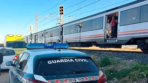 tren averidado entre buñuel y ribaforada