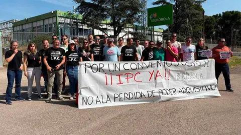 Huelga de los trabajadores de Iberdrola en Navarra (2)