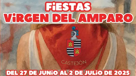 Programa Fiestas Virgen del Amparo 2025 en Castejón, Navarra