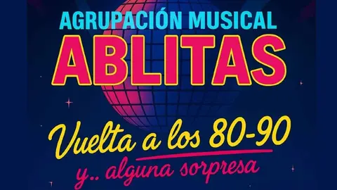 Concierto Vuelta a los 80 y 90 en Ablitas 2025