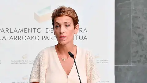 María Chivite, presidenta de Navarra