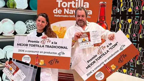 Premio al Bar La Catedral de Tudela en la VIII Semana de la Tortilla de Navarra
