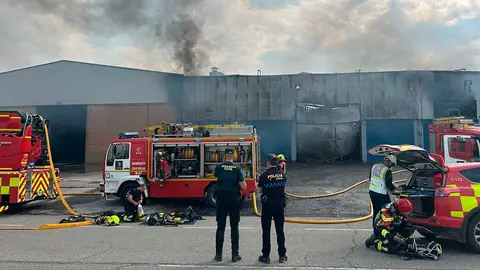 incendio empresa Sillalfaro en Alfaro