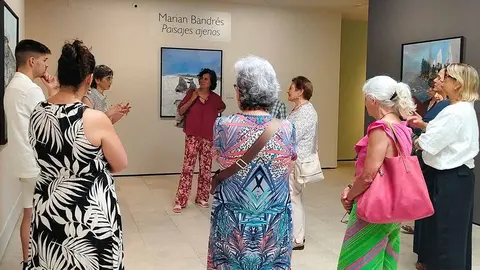 exposición de marian bandrés en el museo muñoz sola de tudela