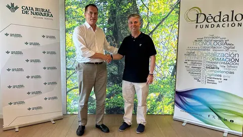 convenio de colaboración entre Fundación Dédalo y Acción Social de Caja Rural de Navarra