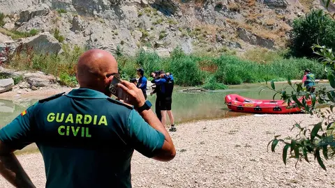 el cuerpo fue localizado en un meandro del río Ega