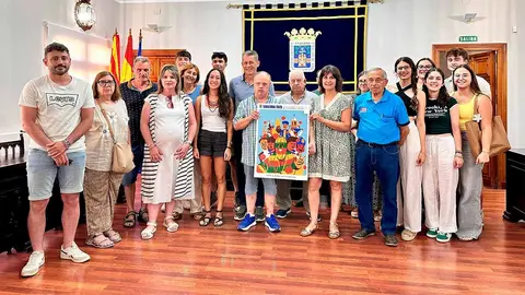 Cartel ganador del concurso anunciador de las Fiestas Patronales de Tarazona 2025