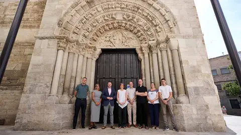 portada de la iglesia de santa maría magdalena de tudela