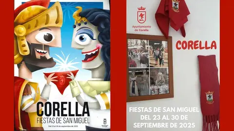Carteles ganadores del concurso de portadas de Fiestas de Corella 2025