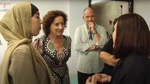 La consejera Maeztu visita el proyecto de prevención comunitaria con la infancia en Fitero. Julio 2025