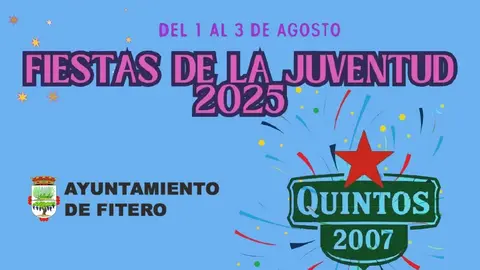Programa Fiestas de la Juventud 2025 en Fitero, Navarra