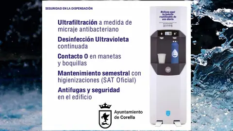 El Ayuntamiento de Corella coloca 3 fuentes con agua tratada de la red pública