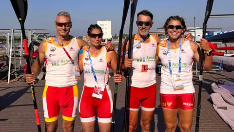 Campeonato del mundo de velocidad en Montemor-o-Velho, Portugal. C. D. ENHOL EbroKayak