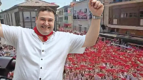 Txetxu, lanzador del cohete de Fustiñana 2025