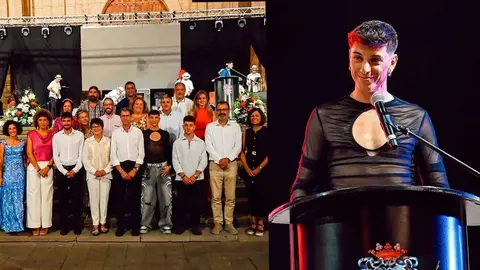 Javier Vidorreta ha sido uno de los pregoneros de las Fiestas de Alfaro 2025 que han dado comienzo este jueves