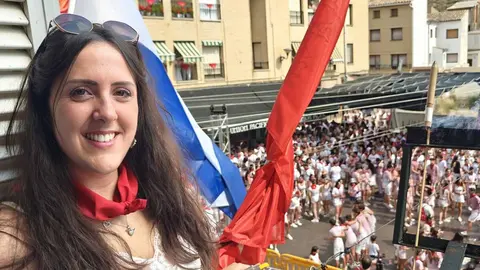 Paola Hernández Sánchez, concejal de UPN, ha sido la protagonista del inicio festivo en Valtierra 2025