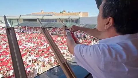 Cohete de Ribaforada 2025