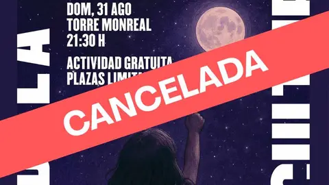 cancelación de la observación astronómica