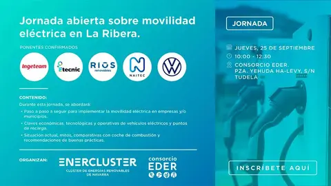 jornada abierta sobre movilidad eléctrica en la ribera