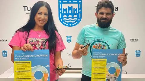 presentación del programa de la semana europa de la movilidad en tudela