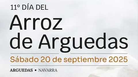Programa del Día del Arroz 2025 en Arguedas, Navarra