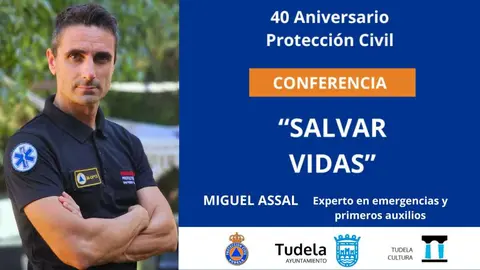 Miguel Assal impartirá en Tudela la charla “Salvar Vidas” por el 40º Aniversario de Protección Civil