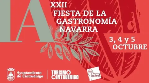 Programa de la Feria de la Gastronomía Navarra en Cintruénigo 2025